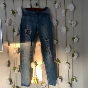 Distressed Skinny Jeans